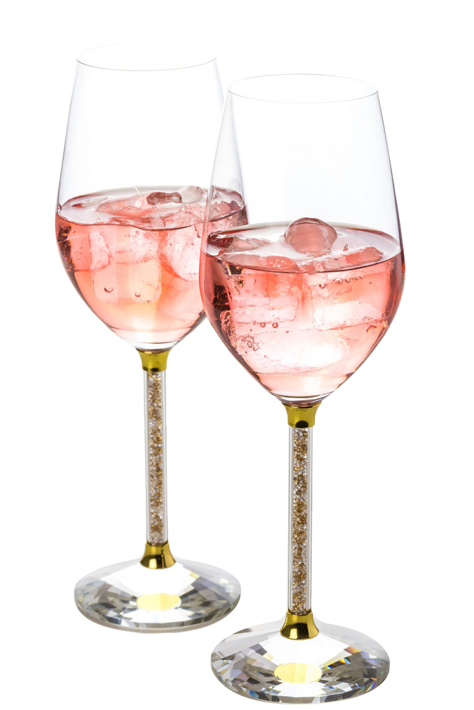 Clear Crystal Cocktail Glass - Pair